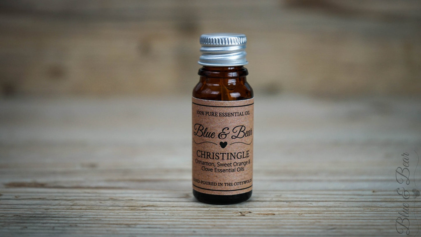 10g Dropper Bottle - Pure Essential Oil Blend CHRISTINGLE - Cinnamon, Clove, and Sweet Orange - luxury Christmas gift
